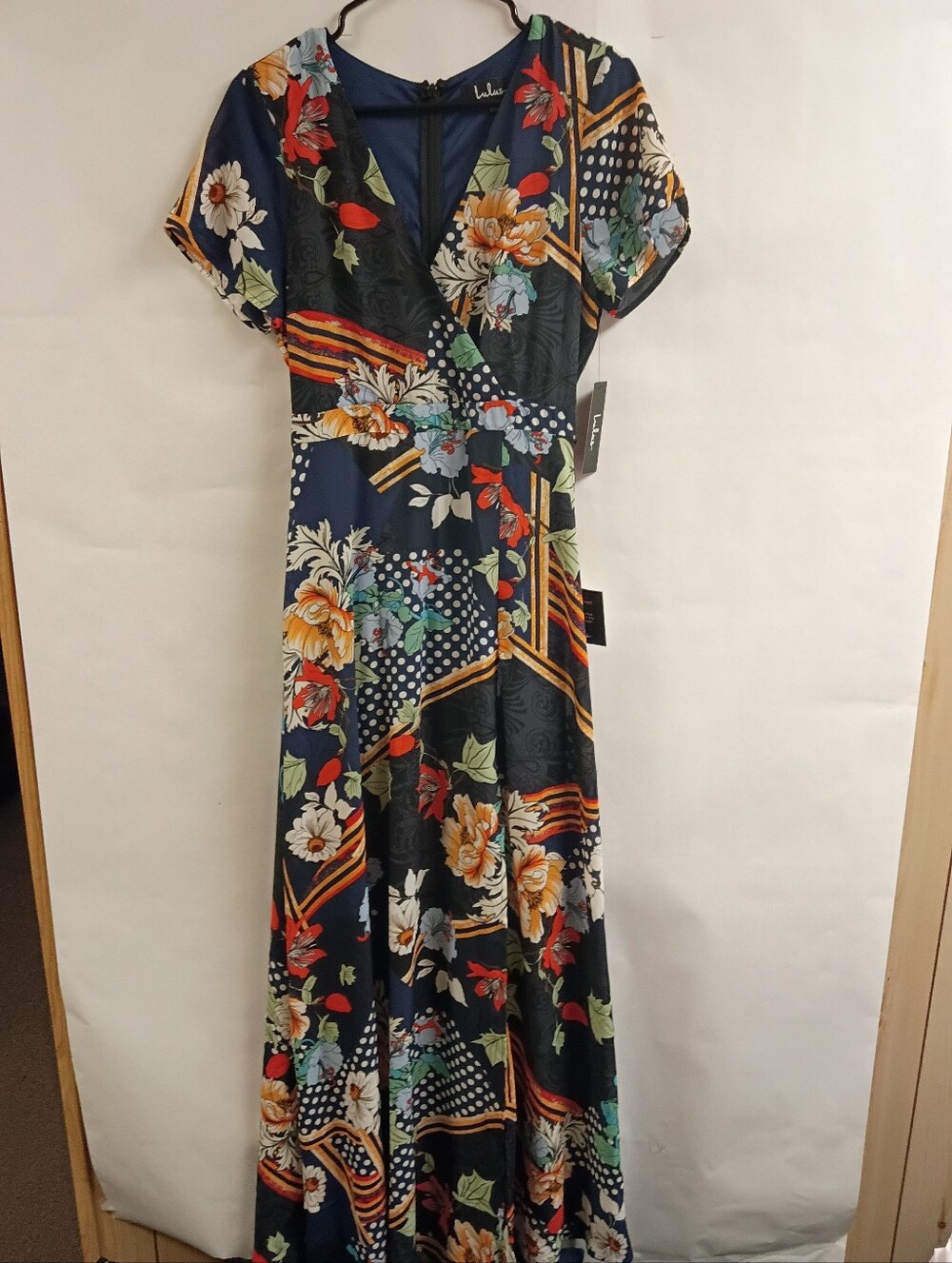 Lulus Lilja Navy Blue Floral Print Maxi Dress - Picture 2 of 7